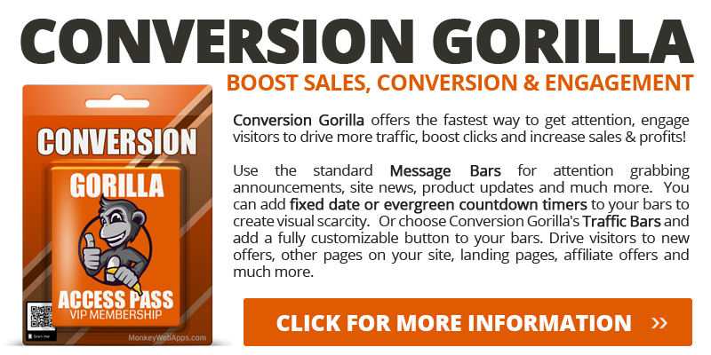 CONVERSION GORILLA SOFTWARE
